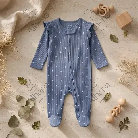 Pijama Floral con cremallera de dos vías. - foto 3