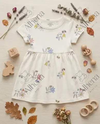 Vestido Baby Girl Easter Bunny - foto 3