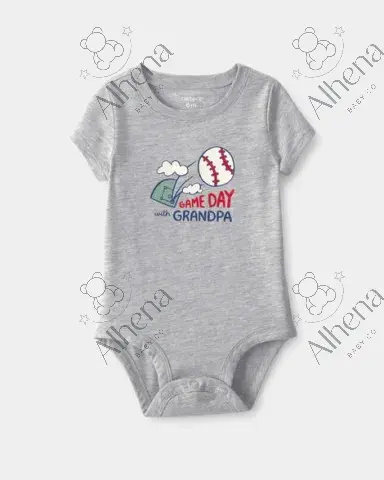 Body 'Gameday With Grandpa' - Gris - foto 5 (proveedor)