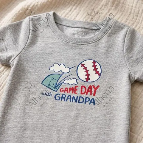 Body 'Gameday With Grandpa' - Gris - foto 3