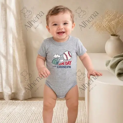 Body 'Gameday With Grandpa' - Gris - foto 2