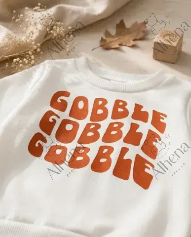Conjunto para bebé gobble blanco, Invierno, 2 piezas. - foto 3