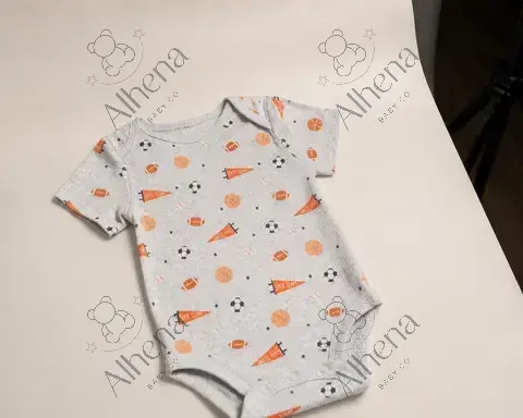 Body manga corta con estampado Sports. - foto 3