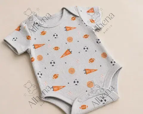 Body manga corta con estampado Sports. - foto 4