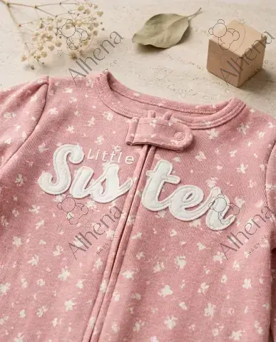 Pijama sister con cremallera de dos vías. - foto 4