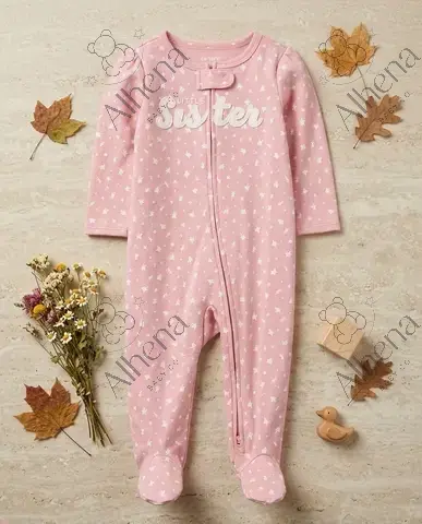 Pijama sister con cremallera de dos vías. - foto 3