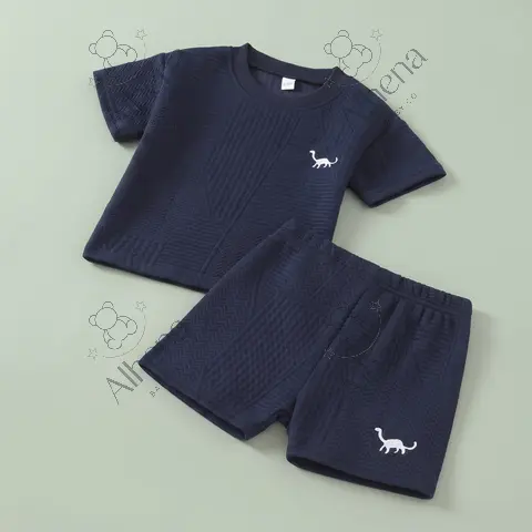Conjunto para bebé azul, Verano, 2 piezas. - foto 4